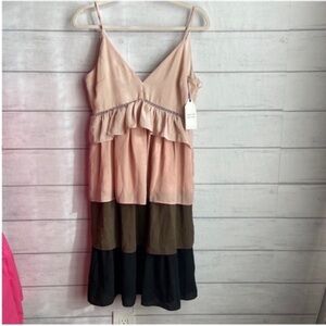 NWT English Factory Multicolored Tierred Dress